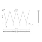 Kuzco Lighting - Mason LED Linear Pendant - LP90404-UB | Montreal Lighting & Hardware