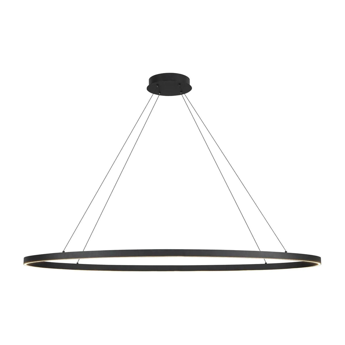 Kuzco Lighting - Ovale LED Linear Pendant - LP79153-BK | Montreal Lighting & Hardware