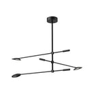 Kuzco Lighting - Rotaire LED Chandelier - CH90132-BK | Montreal Lighting & Hardware