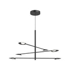 Kuzco Lighting - Rotaire LED Chandelier - CH90136-BK | Montreal Lighting & Hardware
