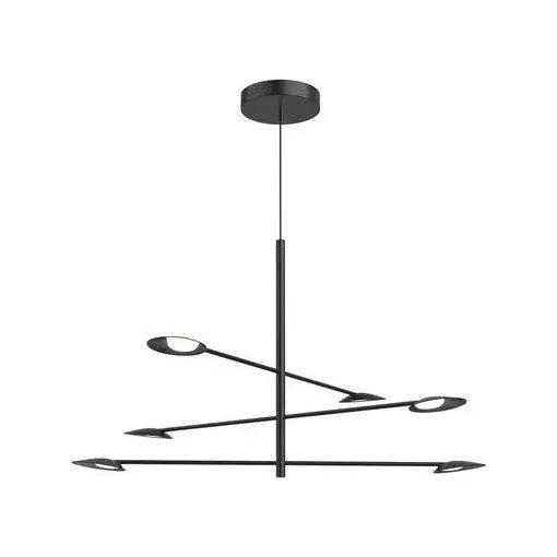 Kuzco Lighting - Rotaire LED Chandelier - CH90136-BK | Montreal Lighting & Hardware