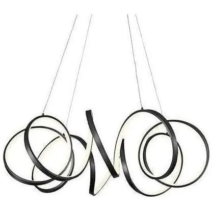 Kuzco Lighting - Synergy Chandelier - CH93834-BK | Montreal Lighting & Hardware