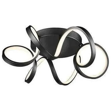 Kuzco Lighting - Synergy Flush Mount - FM93820-BK | Montreal Lighting & Hardware