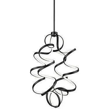 Kuzco Lighting - Synergy Vertical Chandelier - CH93934-BK | Montreal Lighting & Hardware