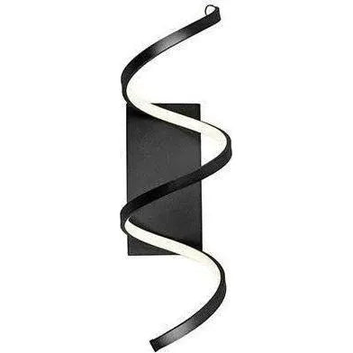 Kuzco Lighting - Synergy Wall Sconce - WS93724-BK | Montreal Lighting & Hardware