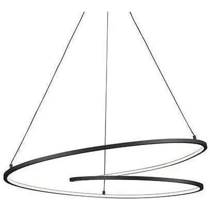 Kuzco Lighting - Twist Pendant - PD11132-BK | Montreal Lighting & Hardware