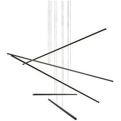 Kuzco Lighting - Vega Minor Multi-Pendant - MP18205-BK | Montreal Lighting & Hardware