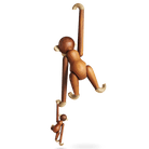 Kay Bojesen 39260 Monkey Wooden Figurine in Teak/Limba