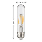 Savoy House LA1T9C53E26D5 5W E26 T9 7.5" 3000K Clear Dimmable Bulb in Clear
