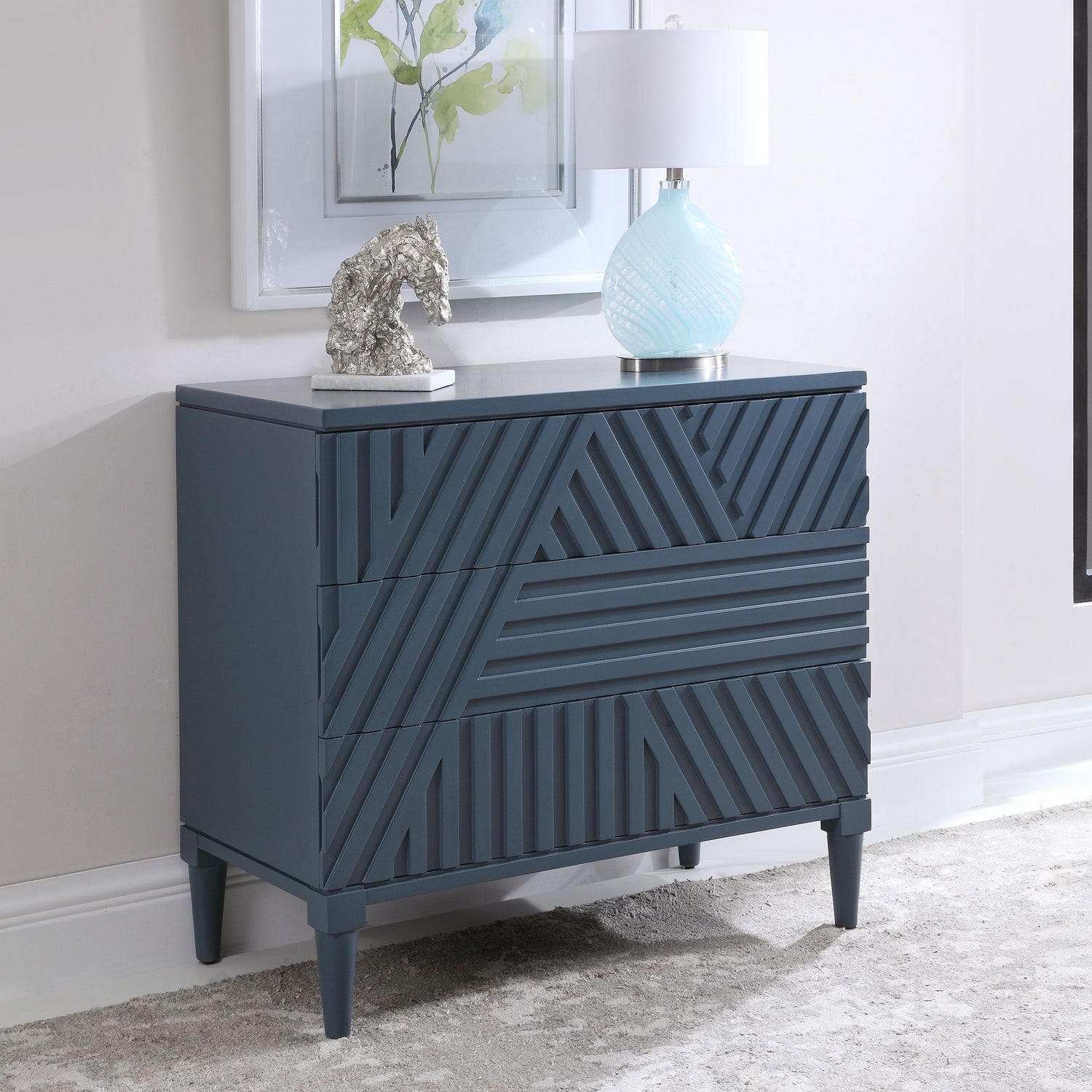 Uttermost - 25383 - Drawer Chest - Colby - Blue