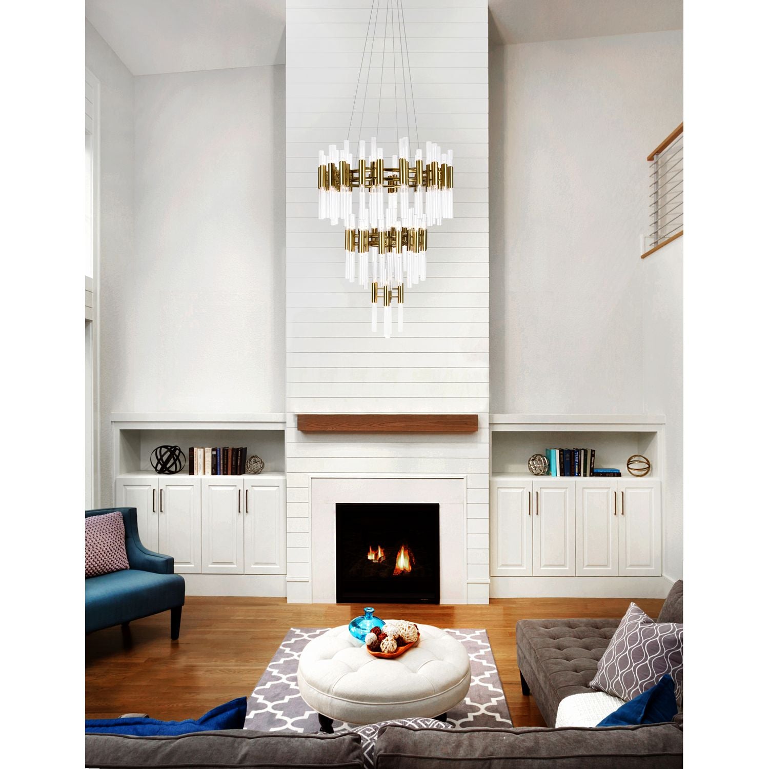 CWI Lighting Canada - 1120P32-123-602 - LED Chandelier - Orgue - Satin Gold