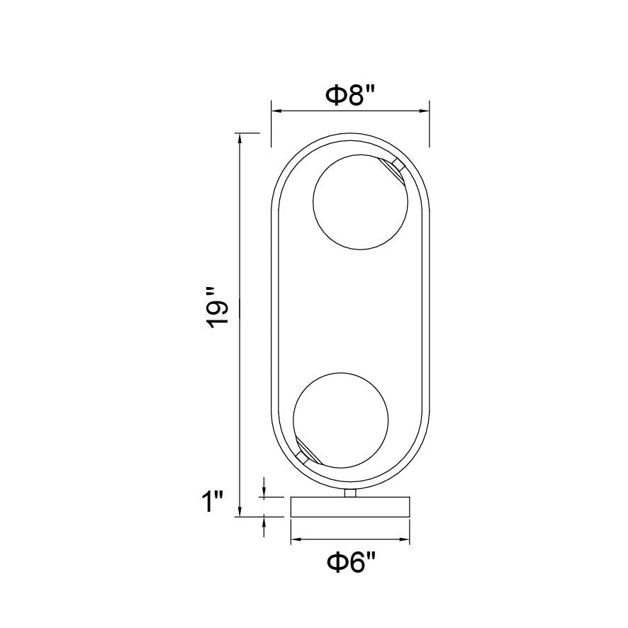 CWI Lighting Canada - 1212T8-2-169 - LED Table Lamp - Celeste - Medallion Gold
