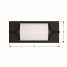 Crystorama - FOS-A8050-MK - LED Bathroom Vanity - Foster - Matte Black