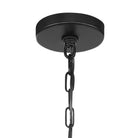 Crystorama - 587-MK - Neuf Lumières Suspendu - Luna - Noir mat