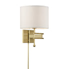 Crystorama - MAR-A8031-AG - Une lampe Murale - Marshall - Laiton vieilli