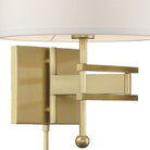 Crystorama - MAR-A8031-AG - Une lampe Murale - Marshall - Laiton vieilli