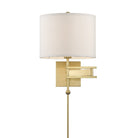 Crystorama - MAR-A8031-AG - Une lampe Murale - Marshall - Laiton vieilli