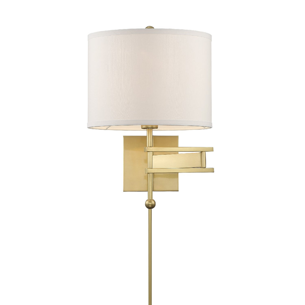 Crystorama - MAR-A8031-AG - Une lampe Murale - Marshall - Laiton vieilli