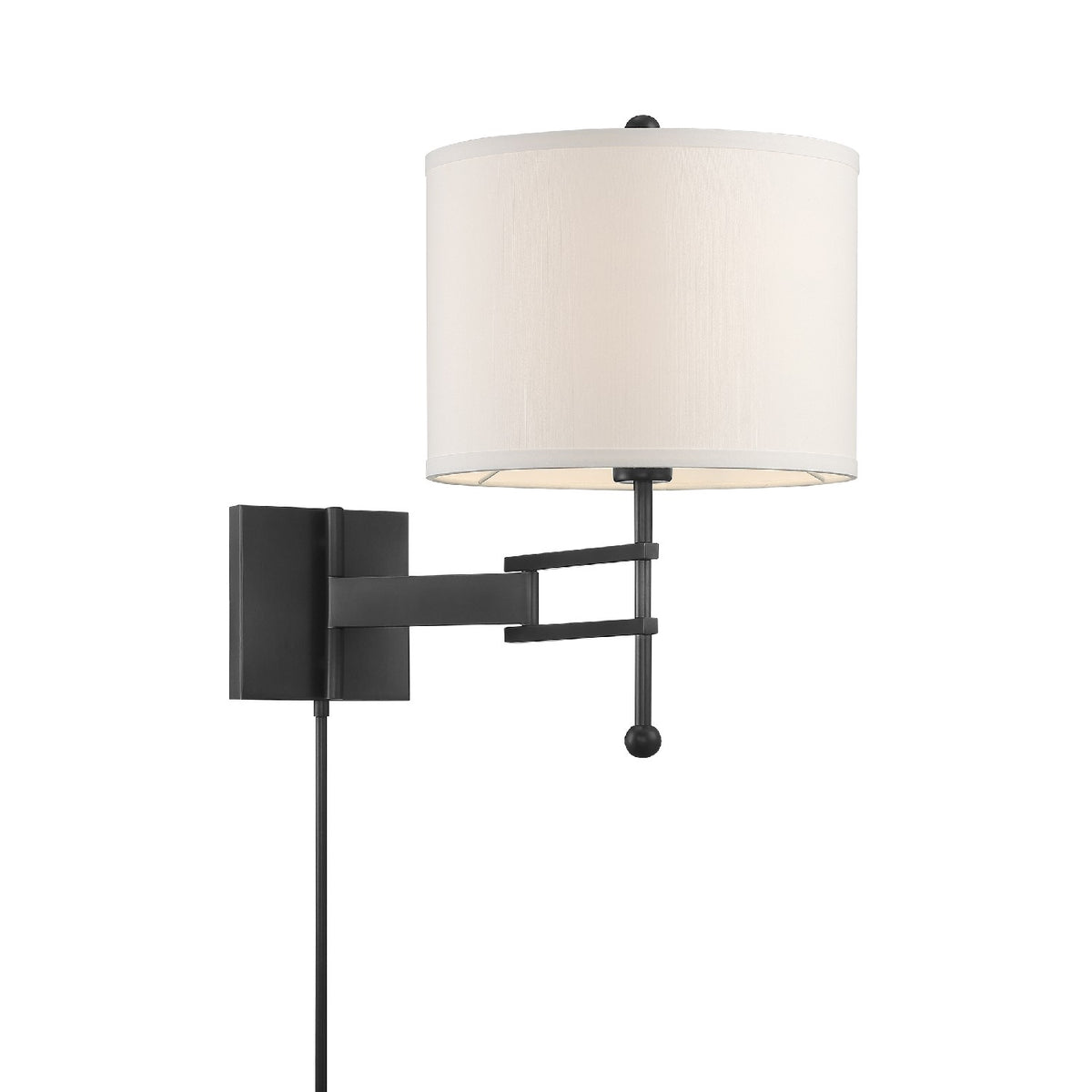 Crystorama - MAR-A8031-MK - Une lampe Murale - Marshall - Noir mat