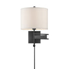 Crystorama - MAR-A8031-MK - Une lampe Murale - Marshall - Noir mat