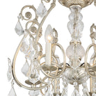 Crystorama - 5115-OS-CL-MWP_CEILING - Semi-reflex à six lumières Plafonnier - Regis - Olde Silver