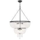 Crystorama - 610-MK - Huit Lumières Suspendu - Rylee - Noir mat