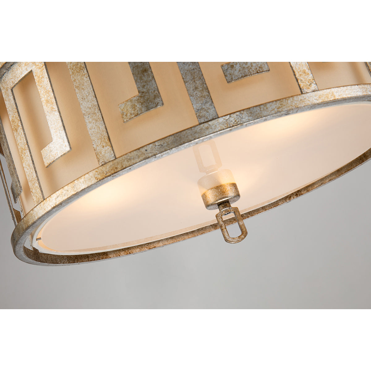 Lucas + McKearn - GN/Lemuria/P/L-S - Three Light Island Pendant/Semi Flush - Lemuria - Antique Silver