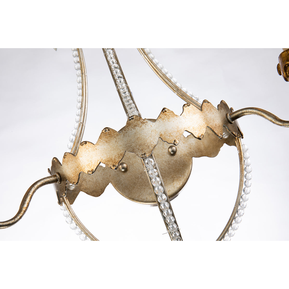 Lucas + McKearn - SC1035-2 - Two Light Wall Sconce - Lemuria - Distressed Silver And Gold