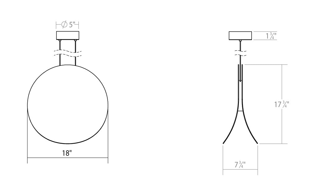Disques Sonneman 1768.03-J20 Malibu LED Suspension en blanc satiné