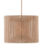 Currey and Company 9000-0737 Mereworth Oval Suspendu en naturel/beige