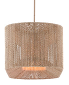 Currey and Company 9000-0737 Mereworth Oval Suspendu en naturel/beige