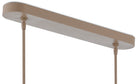 Currey and Company 9000-0737 Mereworth Oval Suspendu en naturel/beige