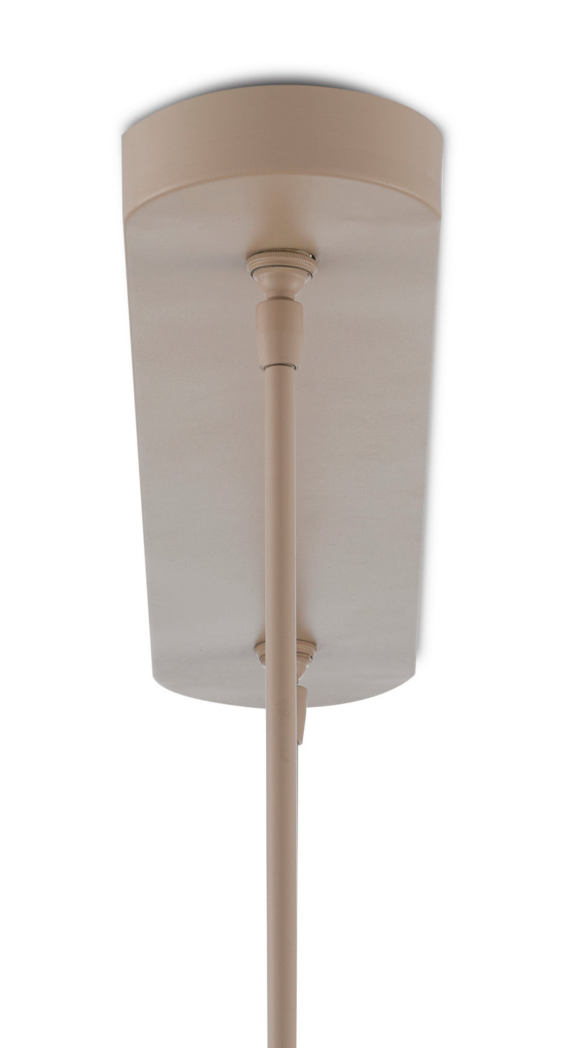 Currey and Company 9000-0737 Mereworth Oval Suspendu en naturel/beige
