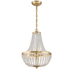 Crystorama - 603-GA - Trois lumières Suspendu - Rylee - Or antique