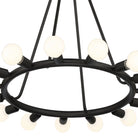 Crystorama - 9046-BK - 15 Lumières Suspendu - Dakota - Noir