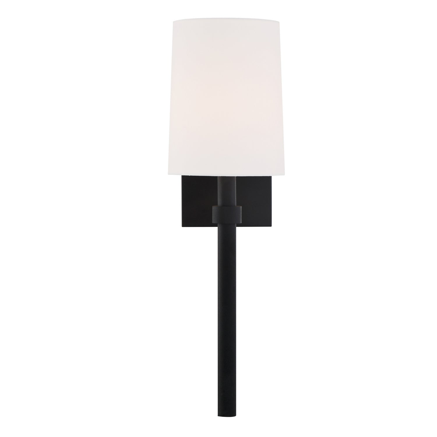 Crystorama - BRO-451-BF - Une lampe Murale - Bromley - Forgé noir