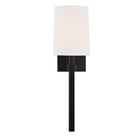 Crystorama - BRO-451-BF - Une lampe Murale - Bromley - Forgé noir