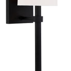 Crystorama - BRO-451-BF - Une lampe Murale - Bromley - Forgé noir