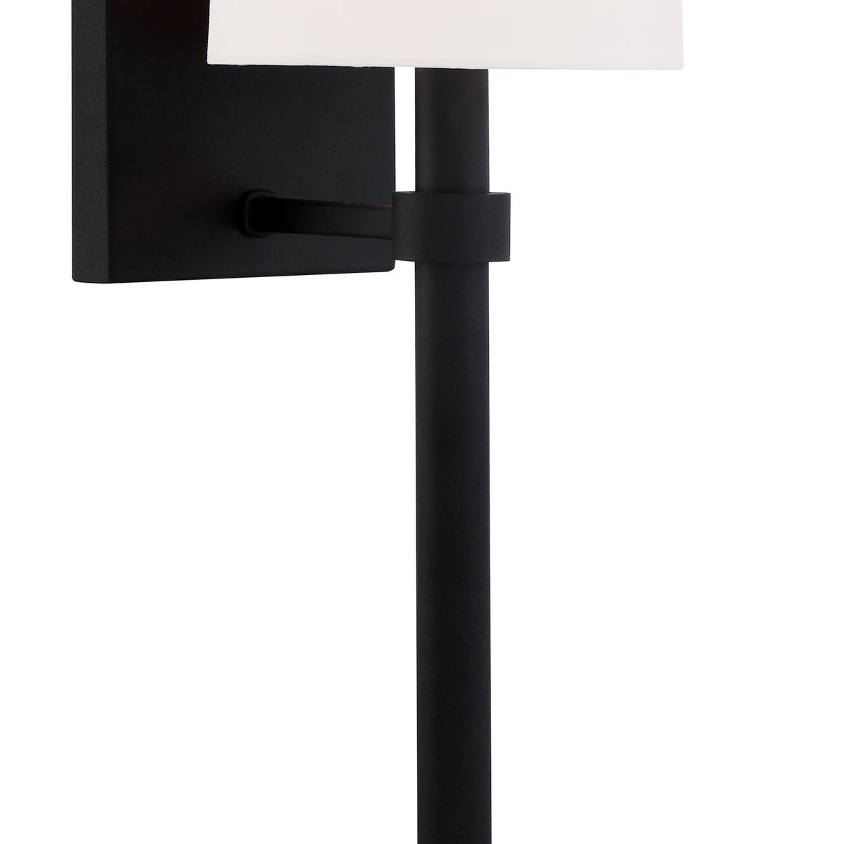 Crystorama - BRO-451-BF - Une lampe Murale - Bromley - Forgé noir