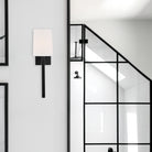 Crystorama - BRO-451-BF - Une lampe Murale - Bromley - Forgé noir