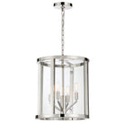 Crystorama - DEV-B8004-PN - Mini lampe à quatre lumières Suspendu - Devon - Nickel poli