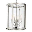 Crystorama - DEV-B8004-PN - Mini lampe à quatre lumières Suspendu - Devon - Nickel poli