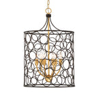 Crystorama - STM-B5106-BZ-GA - Six Light Mini Chandelier - Stemmons - Bronze + Antique Gold