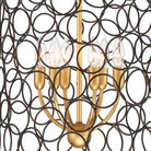 Crystorama - STM-B5106-BZ-GA - Six Light Mini Chandelier - Stemmons - Bronze + Antique Gold