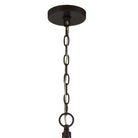 Crystorama - ZUC-A9035-EB-GA - Six lumières Suspendu - Zucca - Bronze Anglais + Or Antique