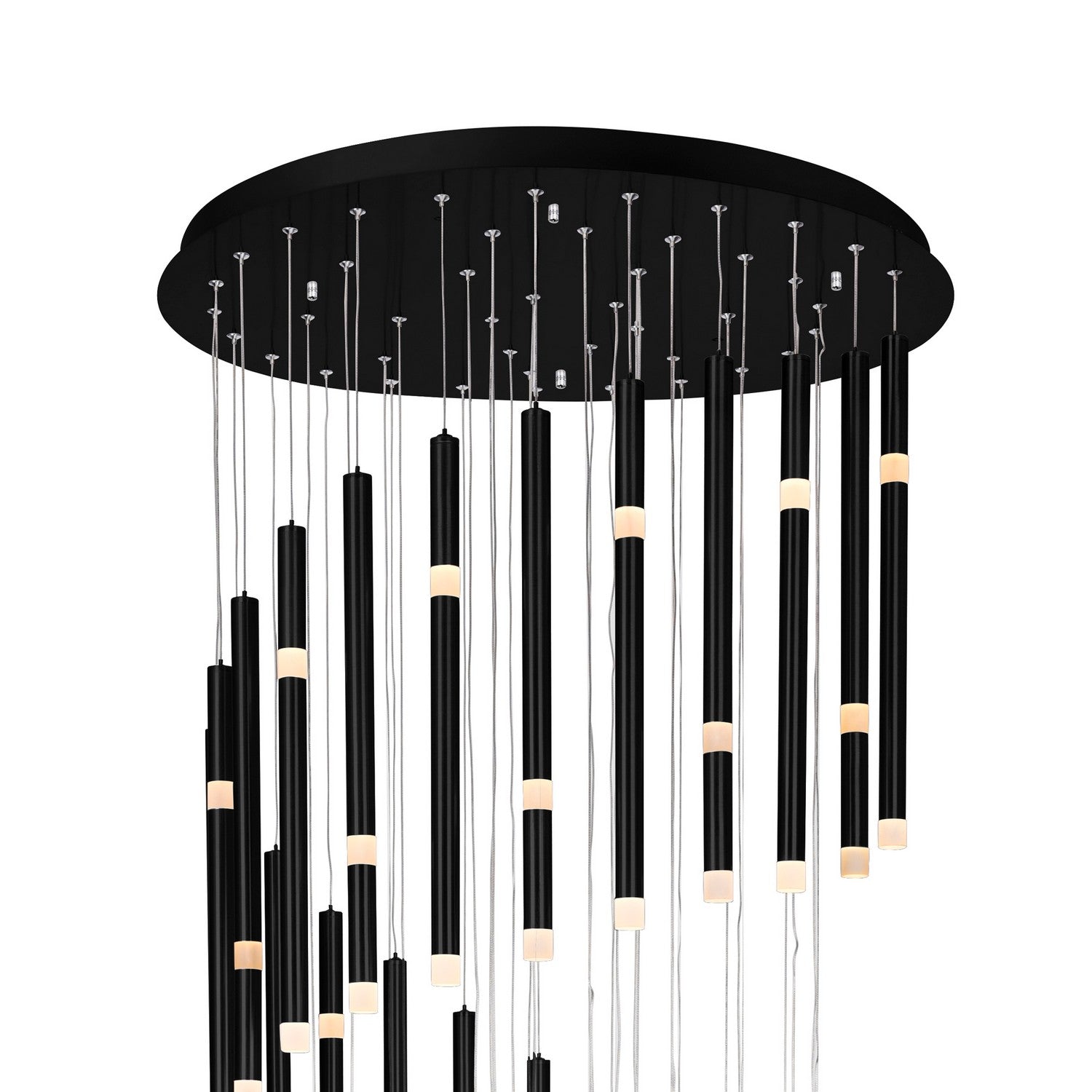 CWI Lighting Canada - 1262P30-54-101 - LED Chandelier - Flute - Black