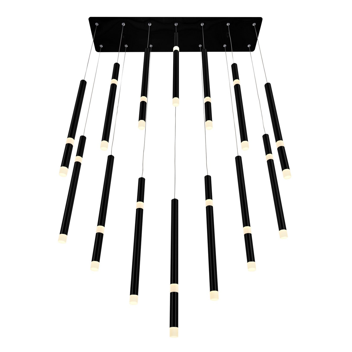 CWI Lighting Canada - 1262P32-14-101 - LED Chandelier - Flute - Black