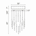 CWI Lighting Canada - 1262P32-14-101 - LED Chandelier - Flute - Black