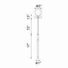 CWI Lighting Canada - 1262P5-1-101 - LED Pendant - Flute - Black
