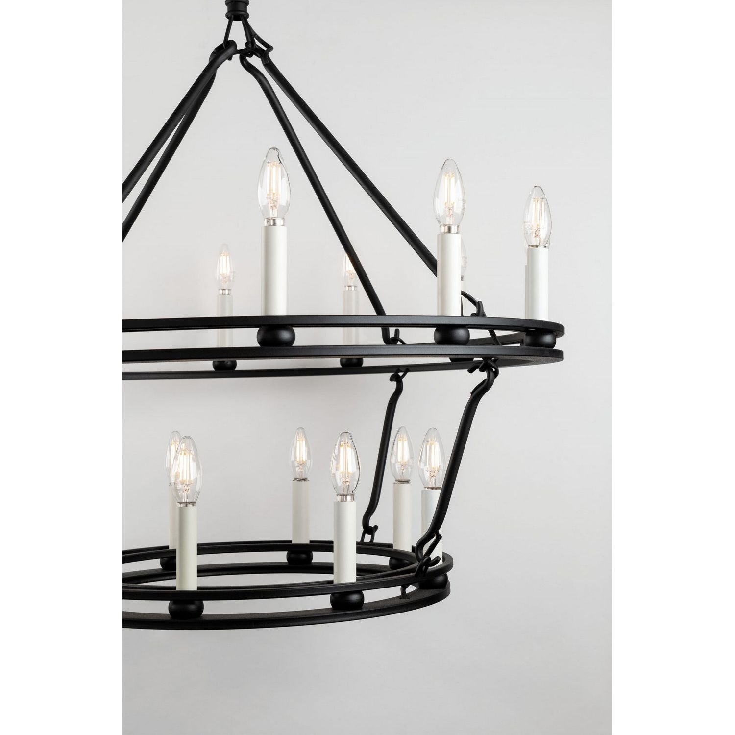 Troy Lighting Canada - F6235-TBK - 28 lampes Suspendu - Sutton - Noir texturé